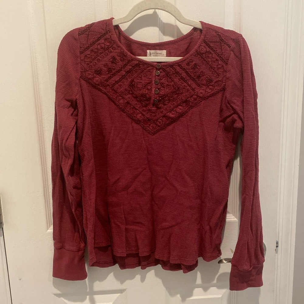 Lucky Brand size large top